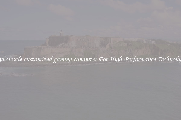 Wholesale customized gaming computer For High-Performance Technology