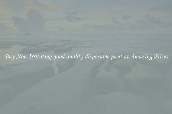 Buy Non-Irritating good quality disposable pant at Amazing Prices