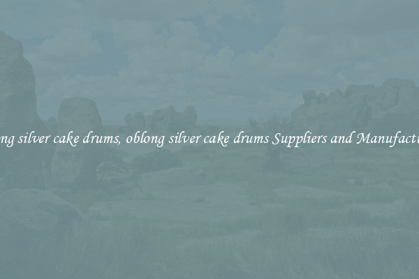 oblong silver cake drums, oblong silver cake drums Suppliers and Manufacturers