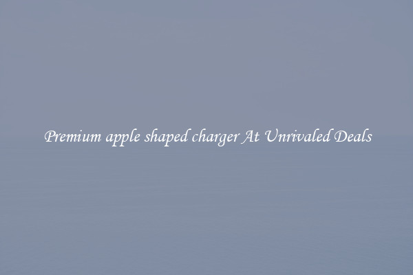Premium apple shaped charger At Unrivaled Deals