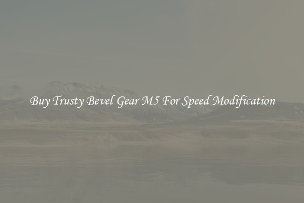 Buy Trusty Bevel Gear M5 For Speed Modification