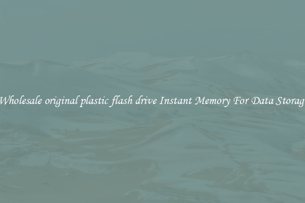 Wholesale original plastic flash drive Instant Memory For Data Storage