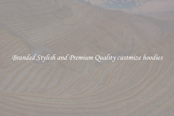 Branded Stylish and Premium Quality custmize hoodies
