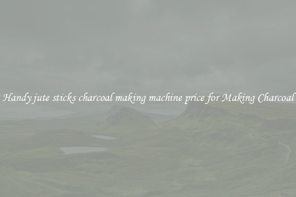 Handy jute sticks charcoal making machine price for Making Charcoal