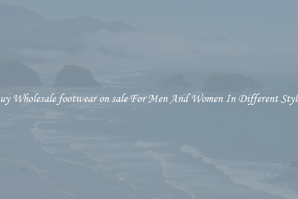 Buy Wholesale footwear on sale For Men And Women In Different Styles