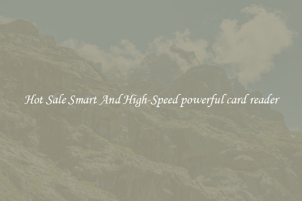 Hot Sale Smart And High-Speed powerful card reader