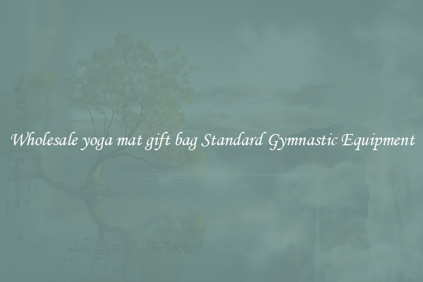 Wholesale yoga mat gift bag Standard Gymnastic Equipment