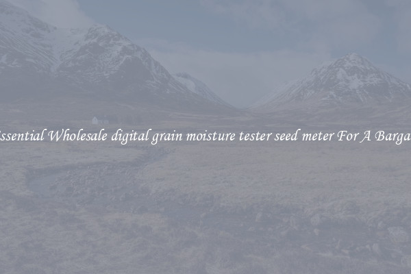 Essential Wholesale digital grain moisture tester seed meter For A Bargain